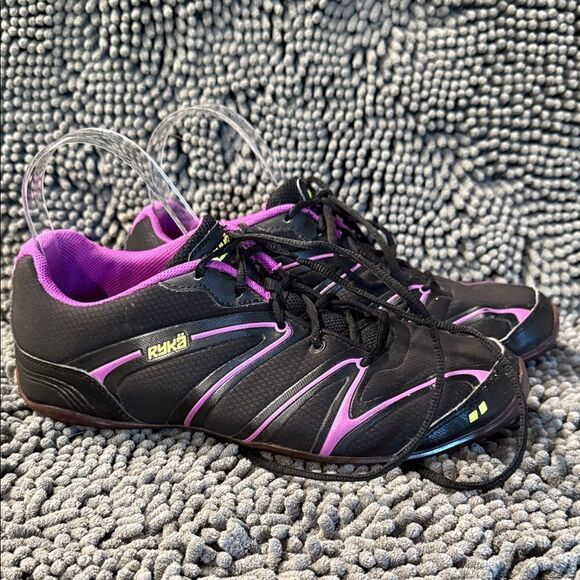 Ryka Women's Black and Purple Athletic Shoes - Picture 3 of 9